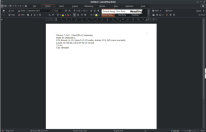 LibreOffice Writer 7.2.4