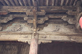三清殿前檐斗拱