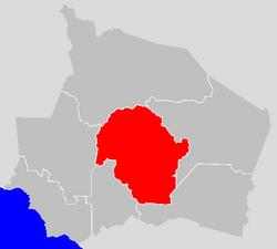 瓜拉庇劳县在森美兰的位置