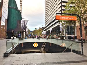 2017年4月伊利沙伯街（英语：Elizabeth Street, Sydney）入口