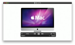 在Mac OS X Snow Leopard下的QuickTime Player X