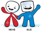 本届冬季奥运会的吉祥物：Neve与Gliz